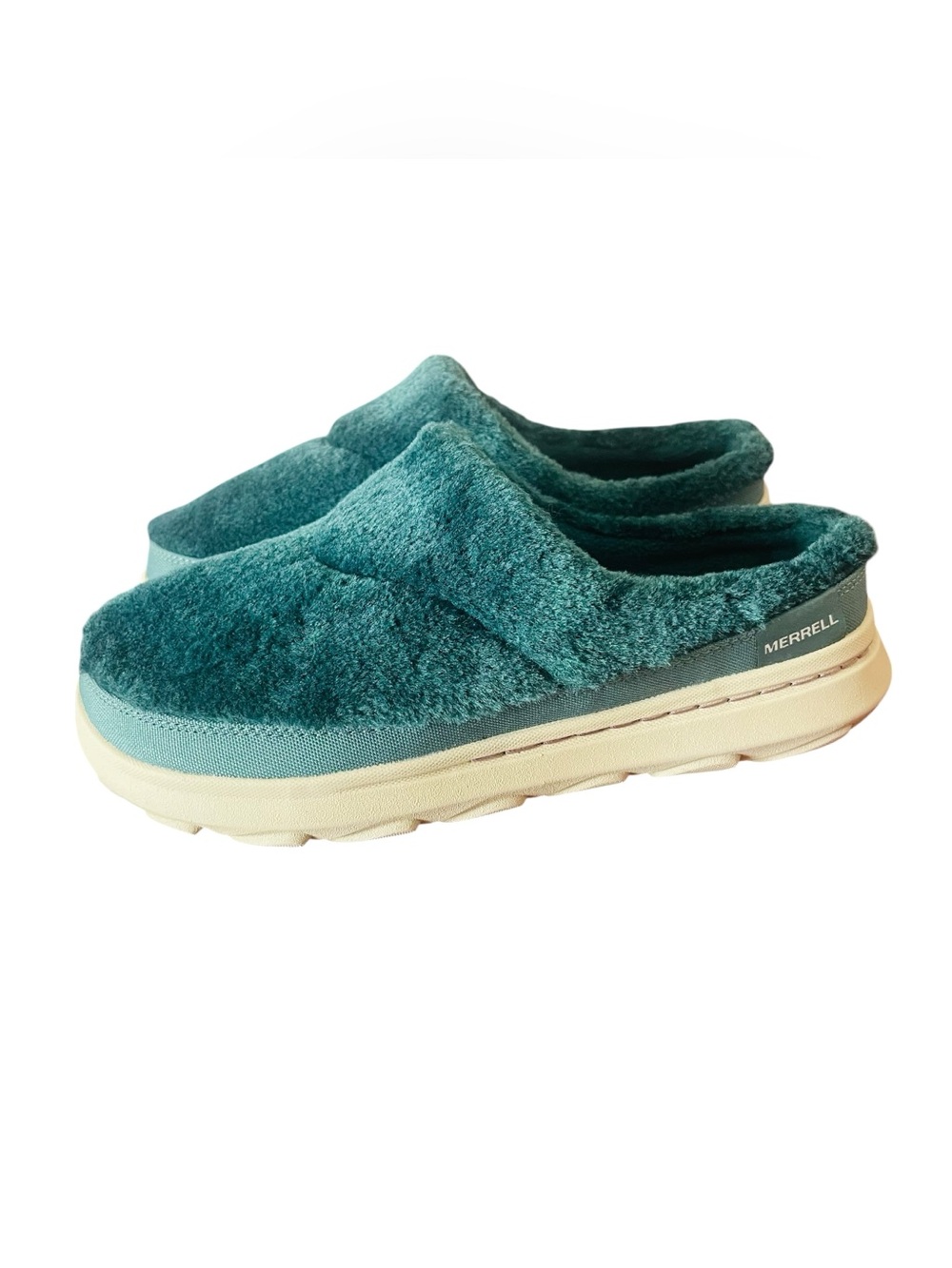 Merrell Plush Hut Moc Cozy Slide Hunter Green